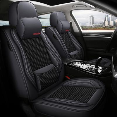 China Durable Customized Luxury Car 5d PU Leather Universal Full Auto Seat Covers for sale