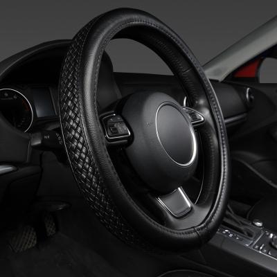 China Luxury Super Luxury Car Carbon Leather Fiber Steering Wheel Cover for sale