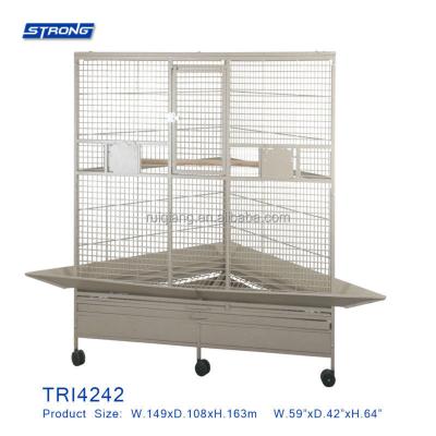 China Sustainable Big Bird Cage Metal Corner Cage TRI4242 for sale