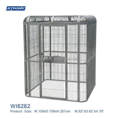 China Big Bird Viable Cage Metal Parrot Walk-in Aviary WI6262 for sale