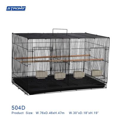 China Viable Parrot Bird Cage Mesh Bird Cage Breeding Metal Iron Wire Cage For Sale 504D for sale