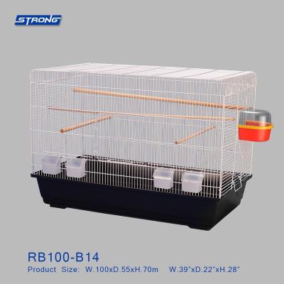 China Viable Wholesale Collapsible Iron Bird Breeding Cages Pet Cage Bird Cages For Sale RB100-B14 for sale