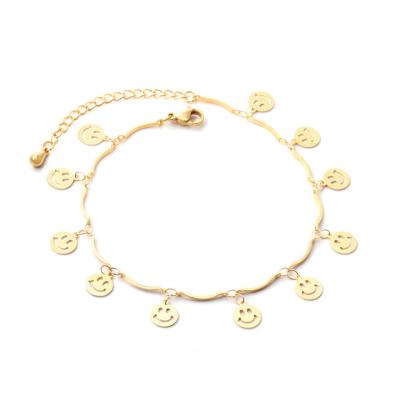 China 2021 Fashion BOHEMIA 2021 Gold Star Simple Chain Anklet Adjustable Anklet Chain Bracelet For Women for sale