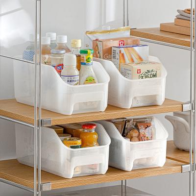 China Wholesale Plastic Transparent Rectangular Organizer Food Storage Box Freshness Preservation Fruit and Vegetable Refrigerator Storage Box pp Drawer Freezer Organizer for sale