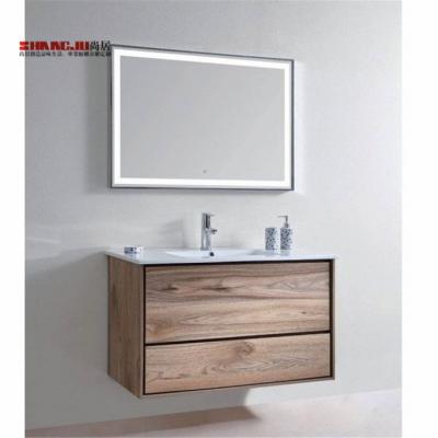 China Modern Shangju New Style Cabinets PVC Cheap Wall Vanity Combo Italian Bathroom Cabinet for sale