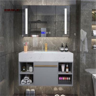 China Shangju Pedestal Frank With Ce Certificate Modern Multifunctional Bathroom Cabinet for sale