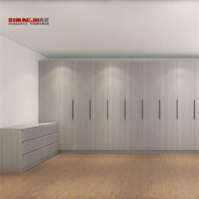 China (Others) Apartment Bedroom Adjustable Closets and Fabric Wardrobe PVC Sliding Door Wood Foldable Wardrobes for sale