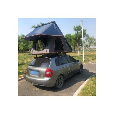 China Quick Opening Professional Customize Hard Trailer Aluminum Triangle Shell Car Roof Top Tent for sale