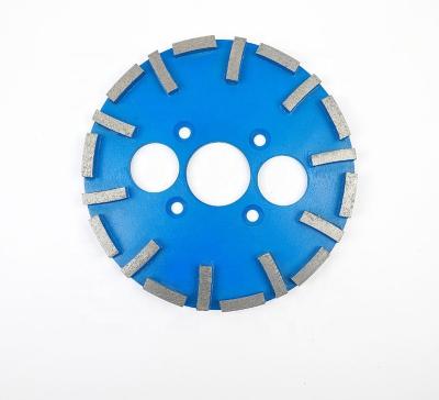 China Floor Diamond Grinding Wheel Knife Paint Removal Water Mill Block Deburring Concrete Epoxy Grinding Head for sale