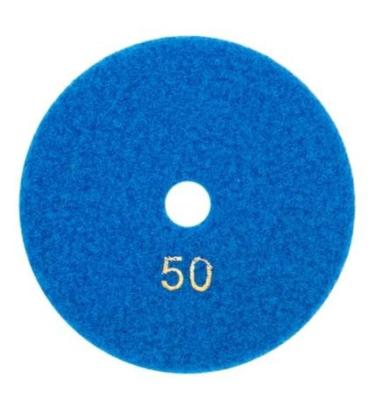 China For Granite Ceramic Tile 100mm Glass Diamond Resin Marble Porcelian Dry Flexible Polishing Pads For Granite Marble Stone Quartz for sale