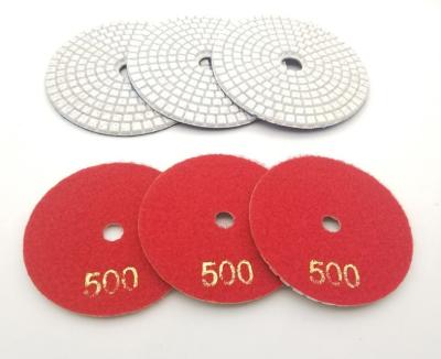 China For Porcelian Glass Granite Marble Diamond Flexible Polishing Pads 8 Inch Marble Granite Ceramic Tile for sale