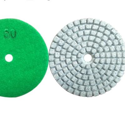 China For Granite Ceramic Tile Granite Polishing Pads Porcelian Glass Marble Flexible Backing Pad for sale