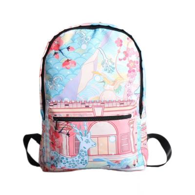 China Fashion Factory Customized 2022 Hot Selling Logo Printed Outdoor School Travel Schoolbag With Waterproof Zipper Backpack For Daily Life for sale