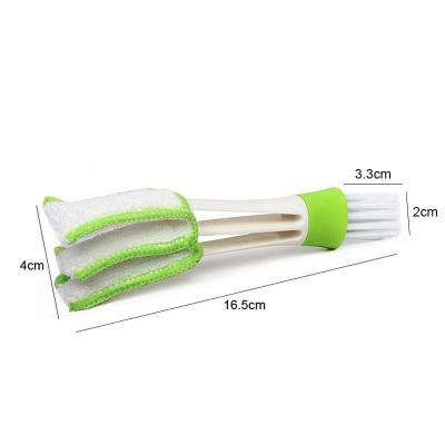 China Sustainable Plastic Cleaning Tools Air Conditioner Blinds Window Gap Dusting Cleaning Brush for sale