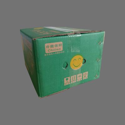 China Recycled Shipping Materials Banana Cardboard Boxes Fruit Packaging Cardboard 5 Layer Cardboard Box for sale