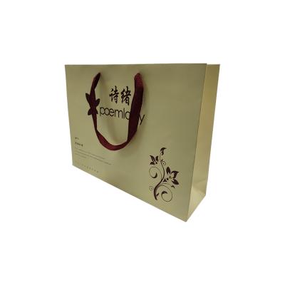 China Large Recycled Materials Paper Shopping Bags Best Selling Cheap Paper Bag With Printing And Laminate for sale