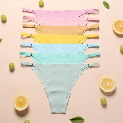 China Factory wholesale breathable sports fitness briefs lingerie cotton women's seamless sexy underwear custom logo for sale