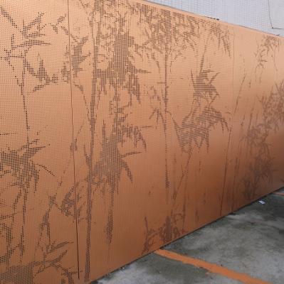 China Easily Assembled Metal Exterior Laser Cut Privacy Fencing Panel Metal Fenc Price for sale