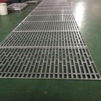 China Easily Assembled Decorative Aluminum Yard Fence Fence Solid Aluminum Panel for sale