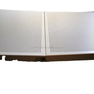 China Artistic Ceilings Aluminum Perforated Metal Ceiling Tiles Hook On The Ceiling for sale