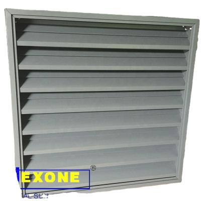 China Industrial Advanced Exterior Aluminum Horizontal Louver / Adjustable Shutter Windows (ISO) for sale