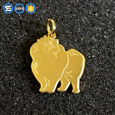 China FASHIONABLE Custom Stainless Steel Metal Blank Dog Tag Blank Bone Shaped Dog Tag Dog Name ID Tag for sale