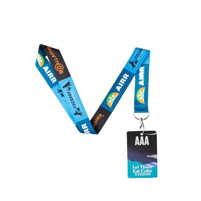 China Advertising Factory Custom Mobile Phone Neck Strap PVC Lanyard For Mobile ID Card DIY Lanyards Rope Accessories for sale