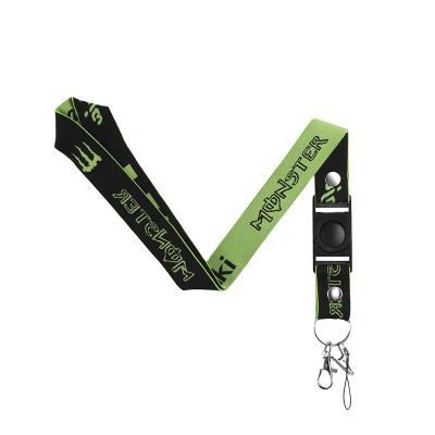 China Manufacturer 2021 Advertising Cheap Woven Lanyards With Moving Strap for sale