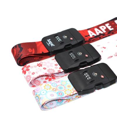 China Barber Shop Lanyard Manufacture Stylish Travel Luggage Strap With Full Color Printing Logo As A Trvale Gift for sale