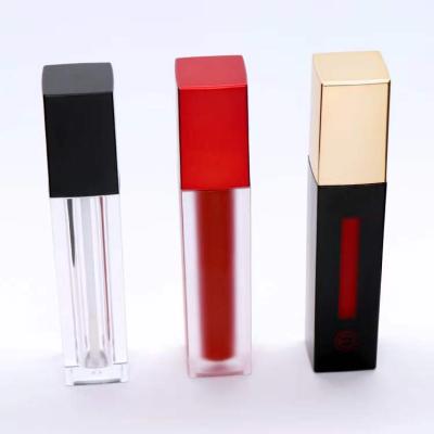 China Luxury Cosmetic Wholesale Brown Empty Lip Gloss Tubes With Private Label for sale