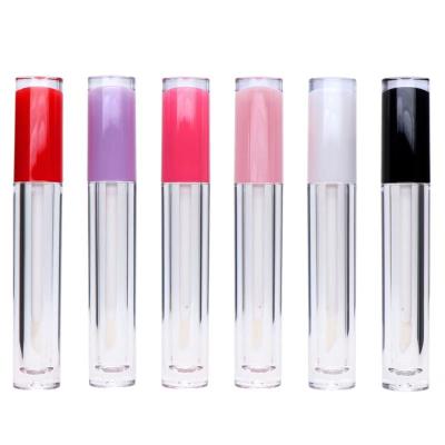 China Luxury Cosmetic Wholesale Glossy Colorful Empty Lip Gloss Tubes With Private Label for sale