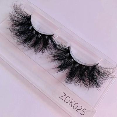 China Wholesale Natural High Quality Durable Lashes3d 25mm 100% Mink Lashes Custom Lashesbox Eyelash Packaging Sellers for sale