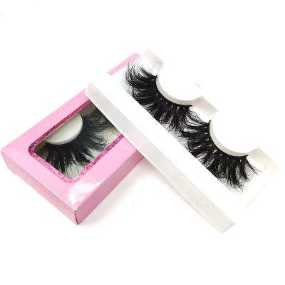 China Long Lasting Natural 3D Layered Look Siberian Mink Eyelash Tapered Vendor Fluffy 3d Mink Eyelash for sale