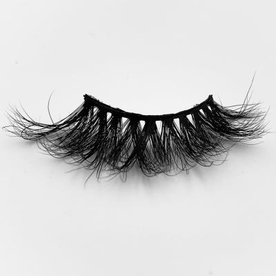 China 2021 Wholesale Best Quality Natural Long Lasting Mink Strip Eyelashes Private Label for sale