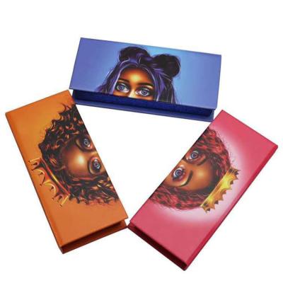 China Wholesale Good Quality Cheapest Low Price False Eyelash Beauty Custom Eyelash Packaging Box for sale