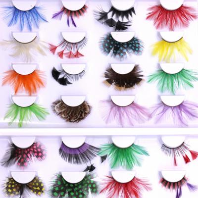 China Durable Private Label Colored Mink Eyelash 3D Mink Eyelash Christmas Halloween Lashes for sale