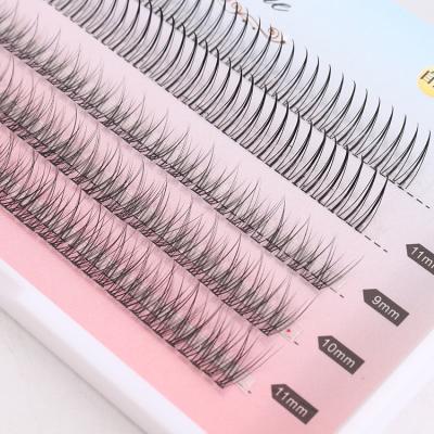 China Individual Faux Mink Russian Volume Eyelashes Individual Long Natural Eyelash Extension Lashes for sale