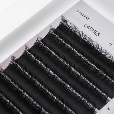 China Long Eyelash Extensions Mink Easy Fan Eyelash Extention Easy Fanning Seller Natural Supplies Custom Individual Private Label for sale