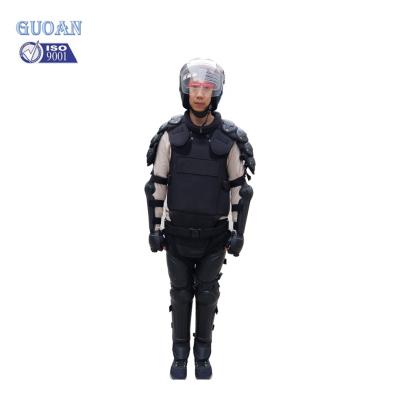 China Avirulent flame retardant nylon with steel plate police or self-defense military steel plate anti riot body suit for sale