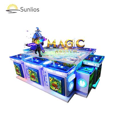 China Metal + Acrylic / Customize New Design 2022 Customizable Fishing Game Machine Magic Awaken Fish Table Game Board for sale