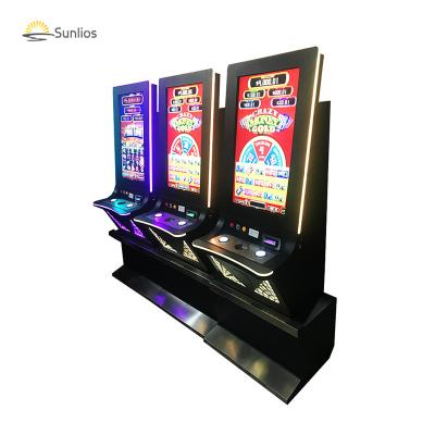 China Crazy Metal Money Gold Game Slot Game Machine Coin Slot Machine Arcade Game Console for sale