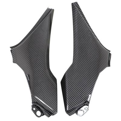 China ABS carbon fiber patent leather seat side cover plastic fairing cowl fit for Kawasa ki Z900 17-19 for sale