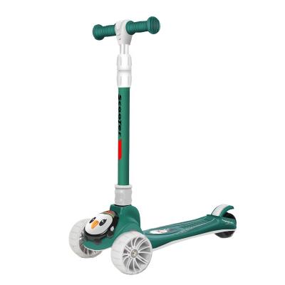 China High Quality Adjustable Height Handlebar Kids Scooters Durable Plastic 3 Wheels With Music for sale