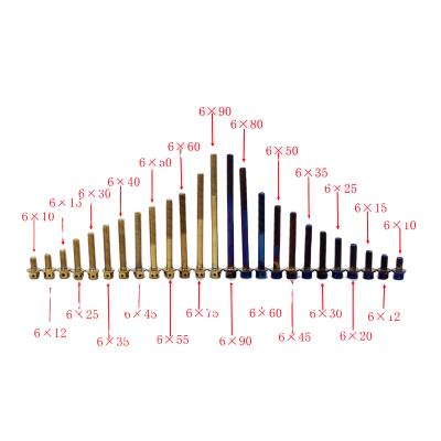 China General Industry M6 M8 Titanium Screw Rainbow Hex Head Titanium Bolts For Motorcycle for sale