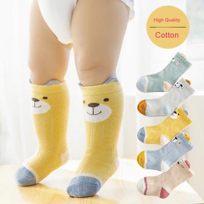 China New Stock Wholesale Antibacterial Organic Cotton Socks Kids Socks Cotton Child Printing Socks for sale