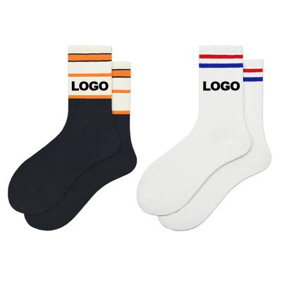 China XY-017 Sporty Custom Design Knit Logo Socks Wholesale Custom Made Men Socks Customized Cotton Socks for sale