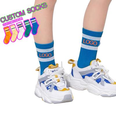 China XY-280 Sporty Kids Socks Kids Designer Inspired Socks Custom Custom Boy Tube Socks 8-12 for sale