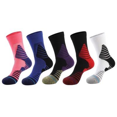 China Men's Athletic Comfortable Basketball Socks Plain Athletic Socks for sale