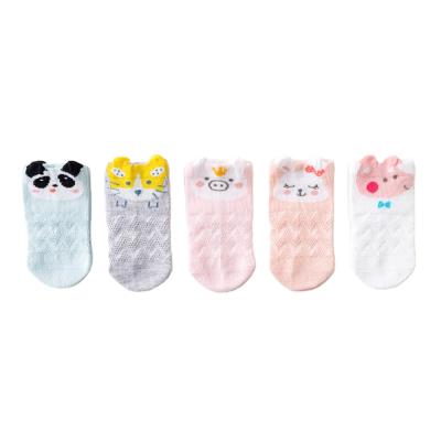 China MY-222 Wholesale High Quality Anti-Fault Newborn Baby Animal Summer Socks Baby Soft Socks for sale