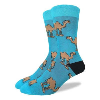 China XY-0012 Fashion Cotton Socks Women Camel Pattern Antibacterial Designer Socks For Women for sale